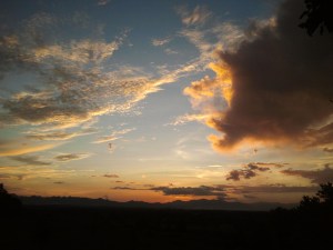 Sunset in Thailand is never dull. Just another perk.