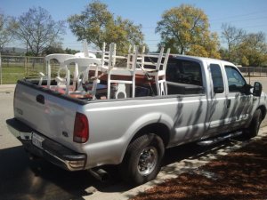 Our dining table and chairs gone, we now eat middle eastern style on cushions on the dining room floor.