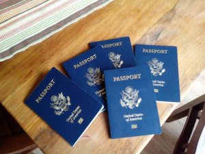Our passports to adventure!  We are so excited!